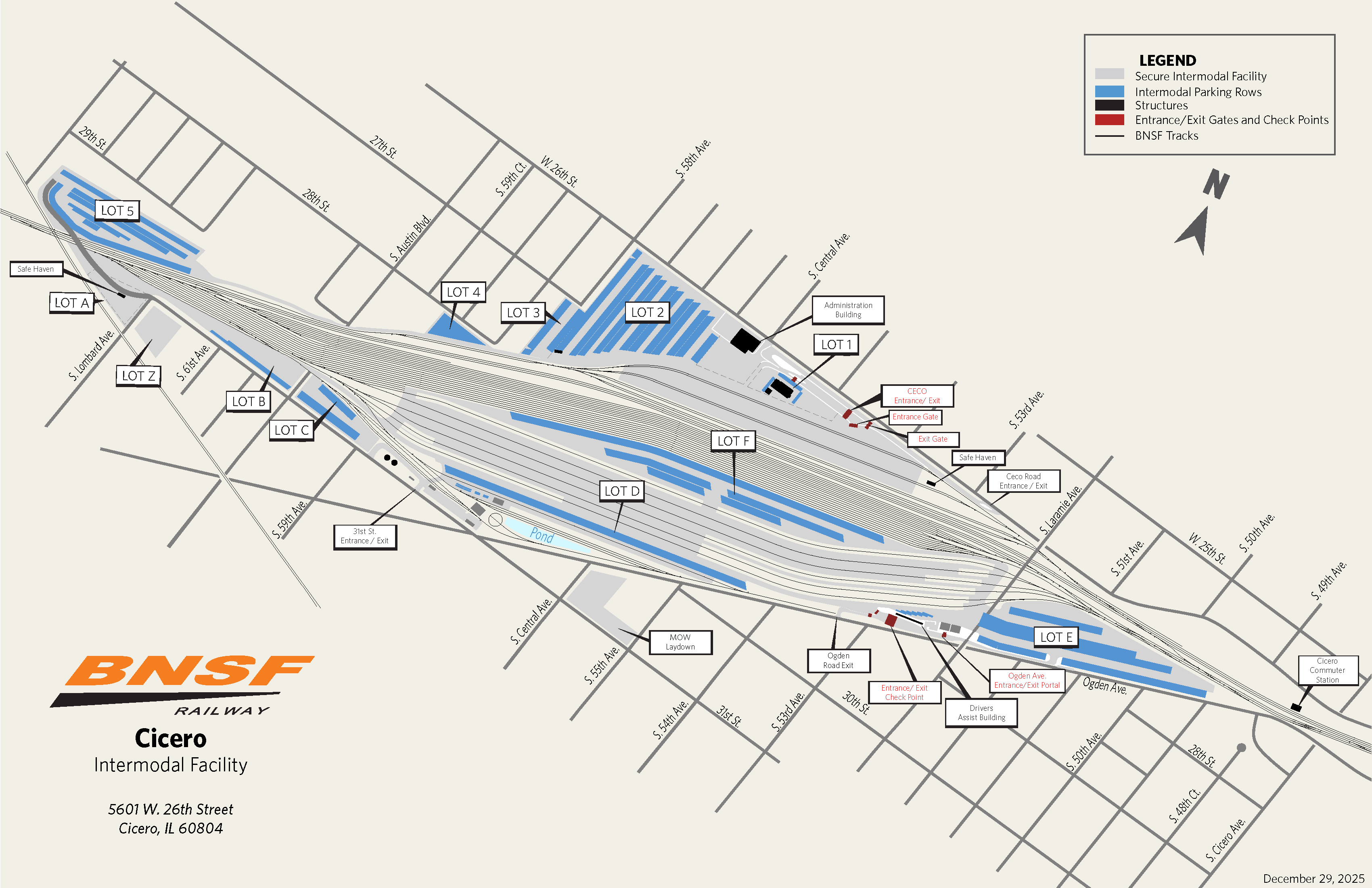 Cicero Intermodal Map